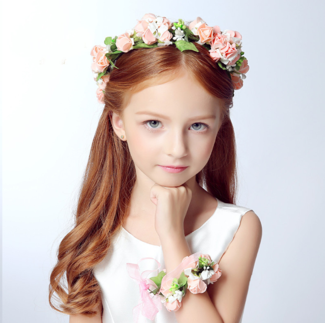 flower girl circlet headdress